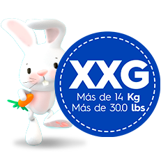 Logo talle XG de pañales